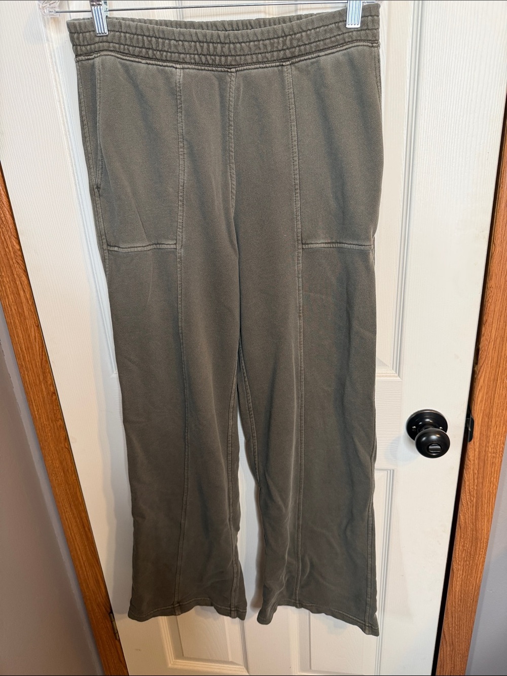 aerie Olive Green Boot Cut Pull-On Pants